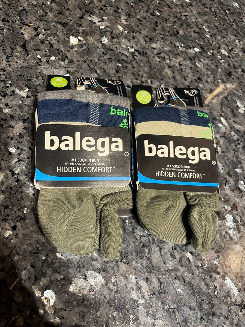 Balega Hidden Comfort No Show Women’s Size Medium 8.5-10 Athletic New Lot Of 2